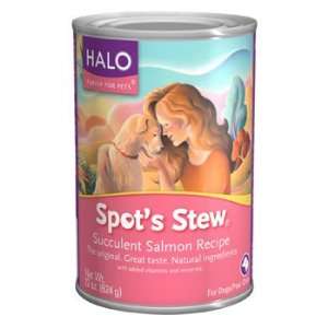  Halo Spots Stew Succulent Salmon Recipe Canned Dog Food 