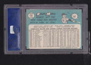 1965 Topps #155 PSA 7 (MC) Roger Maris New York Yankees Superstar Card 