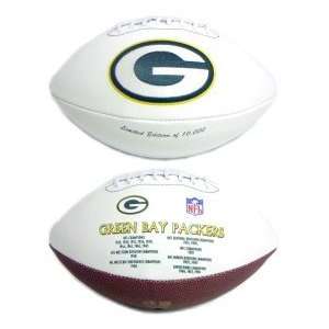   Bay Packers Embroidered Signature Series Football