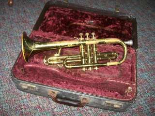 Trumpet&case Pan American Elkhart Ind.for restoration  