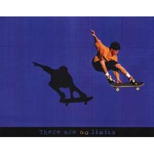  There Are No Limits   Skateboarder FINEST BRAND CANVAS 