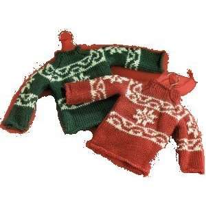  Ski Sweater Christmas Ornaments (Set of 2) Sports 