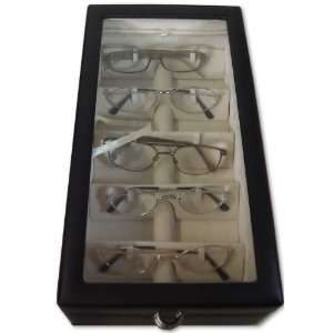 Pr. Eye Glasses Black Leather Display Box 