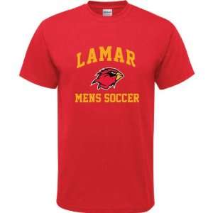   Lamar Cardinals Red Youth Mens Soccer Arch T Shirt: Sports & Outdoors