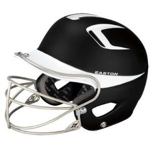   Two Tone Jr Batting Helmet with Mask   Maroon/White