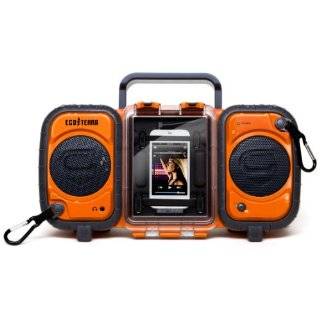   AQ2SI60 ECOXGEAR Rugged and Waterproof Stereo Boombox by Grace Digital