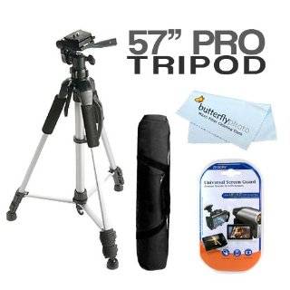 57 camera camcorder tripod w carrying case for sony dcr sx44 dcr sx63 