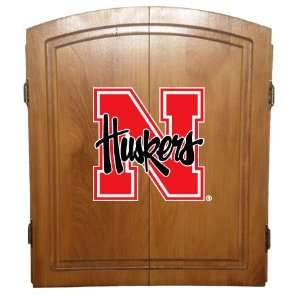   Officially Licensed College Dart Board Cabinet