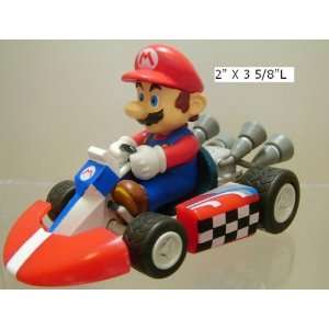   Nintendo Wii Super Mario Pull Back Kart Figure Mario: Everything Else