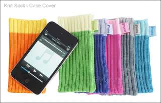 New 6 Color Knit Socks Case Cover for Apple iPhone 4 4s 3Gs iPhone4 