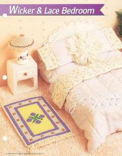 Wicker & Lace Bedroom, pc patterns fit Barbie dolls  