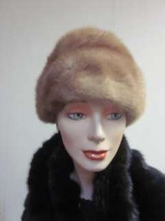 Womens Pastel Mink Fur Hat EXCELLENT Clearance Sale  