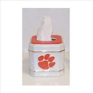   Home Accessories 9607 Clemson Tigers Tissue Box Cover