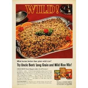  1963 Ad Uncle Bens Long Wild Rice Mix Flavor Nugget 