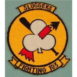 Vietnam Era USN Sluggers Fighting 103 Squadron PATCH