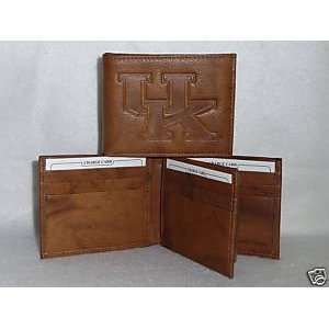  KENTUCKY WILDCATS Leather BiFold Wallet NEW br3+ 
