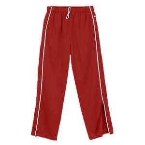   Youth Brush Tricot Warm Up Pants RED/WHITE A4XL: Sports & Outdoors