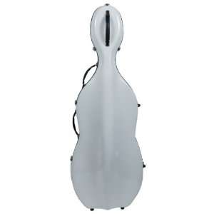   Strings Endeavor II Cello Case   4/4, White Musical Instruments