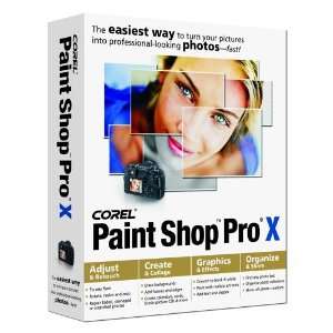  Corel PAINT SHOP PRO X Upgrade Software