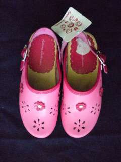 NEW HANNA ANDERSSON Pink Wooden Clogs 30 12 110 120  